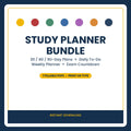 Study Planner Bundle (Colorful)
