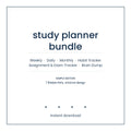 Study Planner Bundle (Simple)